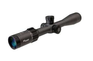 Image of SIG SAUER Tango6 Rifle Scope, 3-18X44mm, 34mm, FFP, MRAD Milling Illuminated Reticle, Levelplex, Side Focus, Black, SOT63112