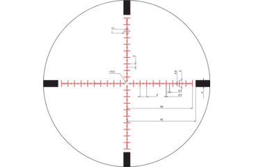 Image of SIG SAUER Tango6 30mm Tube Tactical 2-12x40mm Rifle Scope w/MOA Milling Illuminated Glass Reticle, 0.25 MOA Adjustments, Graphite SOT62001