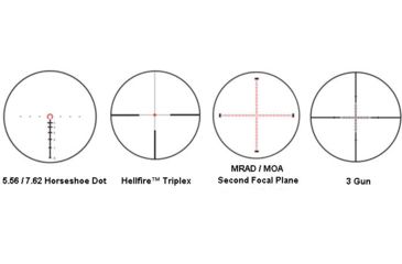 Image of SIG SAUER Tango6 Rifle Scope, 1-6X24mm, 30mm, FFP, 300 Blackout Horseshoe Dot Illuminated Reticle, Graphite, SOT61012