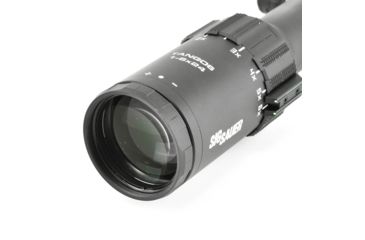 Image of SIG SAUER Tango6 Rifle Scope, 1-6X24mm, 30mm, FFP, 300 Blackout Horseshoe Dot Illuminated Reticle, Black, SOT61112