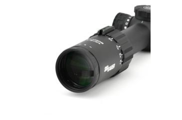 Image of SIG SAUER Tango6 Rifle Scope, 1-6X24mm, 30mm, FFP, 5.56/7.62 Horseshoe Dot Illuminatedinated Reticle, Black, SOT61111