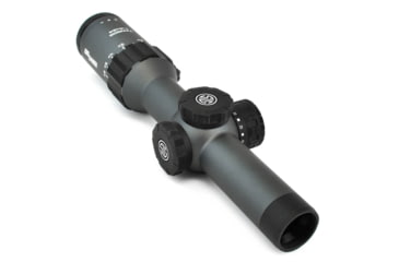 Image of SIG SAUER Tango6 Rifle Scope, 1-6X24mm, 30mm, SFP, Hellfire 3 Gun Illuminated Reticle, Graphite, SOT61018