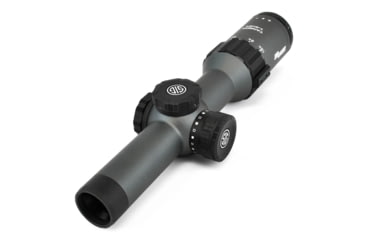 Image of SIG SAUER Tango6 Rifle Scope, 1-6X24mm, 30mm, SFP, Hellfire 3 Gun Illuminated Reticle, Graphite, SOT61018
