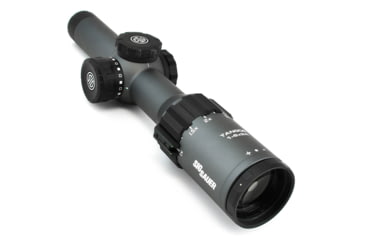 Image of SIG SAUER Tango6 Rifle Scope, 1-6X24mm, 30mm, SFP, Hellfire 3 Gun Illuminated Reticle, Graphite, SOT61018