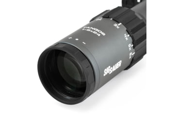 Image of SIG SAUER Tango6 Rifle Scope, 1-6X24mm, 30mm, SFP, Hellfire 3 Gun Illuminated Reticle, Graphite, SOT61018