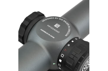 Image of SIG SAUER Tango6 Rifle Scope, 1-6X24mm, 30mm, SFP, Hellfire 3 Gun Illuminated Reticle, Graphite, SOT61018