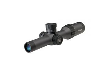 Image of SIG SAUER Tango6 Rifle Scope, 1-6X24mm, 30mm, Sfp, Hellfire Moa Illum Reticle, Graphite, SOT61016