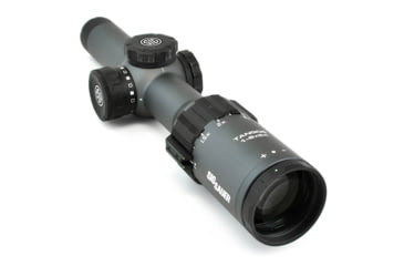 Image of SIG SAUER Tango6 Rifle Scope, 1-6X24mm, 30mm, SFP, HellFire TriPlex Illuminated Reticle, Graphite, SOT61015