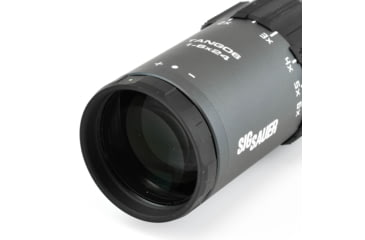 Image of SIG SAUER Tango6 Rifle Scope, 1-6X24mm, 30mm, SFP, HellFire TriPlex Illuminated Reticle, Graphite, SOT61015