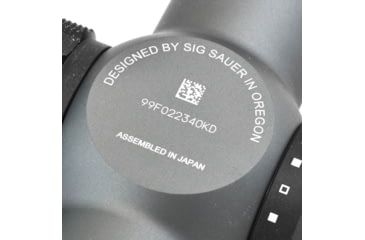 Image of SIG SAUER Tango6 Rifle Scope, 1-6X24mm, 30mm, SFP, HellFire TriPlex Illuminated Reticle, Graphite, SOT61015