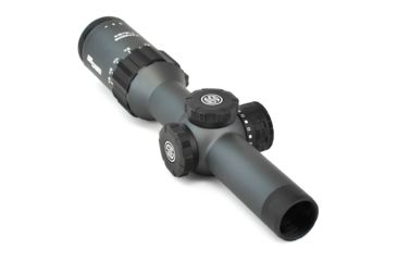 Image of SIG SAUER Tango6 Rifle Scope, 1-6X24mm, 30mm, SFP, MRAD Milling Illuminated Reticle, Graphite, SOT61017
