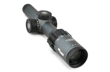 Image of SIG SAUER Tango6 Rifle Scope, 1-6X24mm, 30mm, SFP, MRAD Milling Illuminated Reticle, Graphite, SOT61017