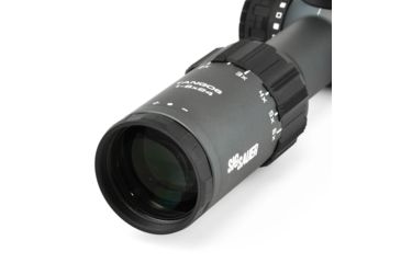 Image of SIG SAUER Tango6 Rifle Scope, 1-6X24mm, 30mm, SFP, MRAD Milling Illuminated Reticle, Graphite, SOT61017