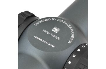 Image of SIG SAUER Tango6 Rifle Scope, 1-6X24mm, 30mm, SFP, MRAD Milling Illuminated Reticle, Graphite, SOT61017