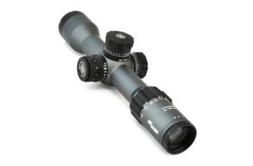 Image of SIG SAUER Tango6 Rifle Scope, 3-18X44mm, 34mm, FFP, DEV-L MOA Illuminated Reticle, Levelplex, Side Focus, Graphite, SOT63013