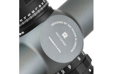 Image of SIG SAUER Tango6 Rifle Scope, 3-18X44mm, 34mm, FFP, DEV-L MOA Illuminated Reticle, Levelplex, Side Focus, Graphite, SOT63013