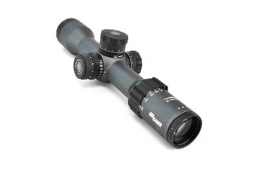 Image of SIG SAUER Tango6 Rifle Scope, 3-18X44mm, 34mm, FFP, MRAD Milling Illuminated Reticle, Levelplex, Side Focus, Graphite, SOT63012