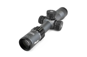 Image of SIG SAUER Tango6 Rifle Scope, 3-18X44mm, 34mm, FFP, MRAD Milling Illuminated Reticle, Levelplex, Side Focus, Graphite, SOT63012