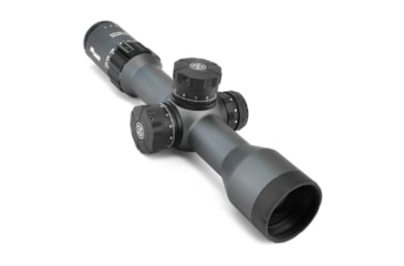 Image of SIG SAUER Tango6 Rifle Scope, 3-18X44mm, 34mm, FFP, MRAD Milling Illuminated Reticle, Levelplex, Side Focus, Graphite, SOT63012