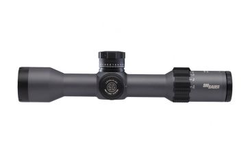 Image of SIG SAUER Tango6 Rifle Scope, 3-18X44mm, 34mm, FFP, MRAD Milling Illuminated Reticle, Levelplex, Side Focus, Graphite, SOT63012