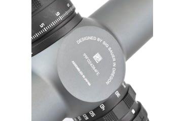 Image of SIG SAUER Tango6 Rifle Scope, 4-24X50mm, 34mm, FFP, DEV-L MRAD Illuminated Reticle, Levelplex, Side Focus, Graphite, SOT64014