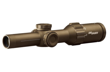 Image of SIG SAUER Tango6T 1-6X24 Rifle Scope, 30mm Tube, Second Focal Plane, FL-6 Illumination Reticle, 0.2 MRAD, Capped Turret w/ 1.535 ALPHA 4, FDE, SOT61SVPS