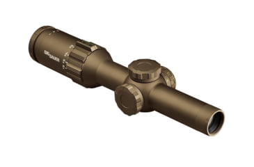 Image of SIG SAUER TANGO6T Rifle Scope, 1-6x24mm, 30 mm Tube, SFP, FL-6 Hellfire Illuminated Reticle, Flat Dark Earth, SOT61230
