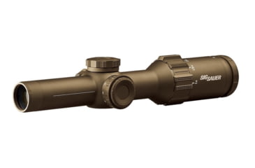 Image of SIG SAUER TANGO6T Rifle Scope, 1-6x24mm, 30 mm Tube, SFP, FL-6 Hellfire Illuminated Reticle, Flat Dark Earth, SOT61230