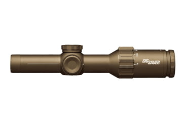 Image of SIG SAUER TANGO6T Rifle Scope, 1-6x24mm, 30 mm Tube, SFP, FL-6 Hellfire Illuminated Reticle, Flat Dark Earth, SOT61230