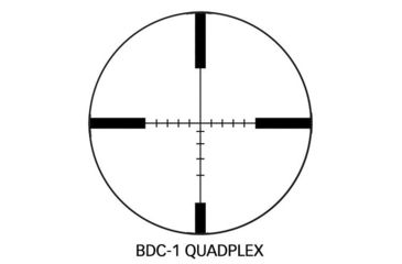 Image of SIG SAUER Whiskey 3 Scope, 2-7X32mm, 1 in, SFP, BDC-1 Quadplex Reticle, 0.5 MOA Adjustable, Black, SOW32202