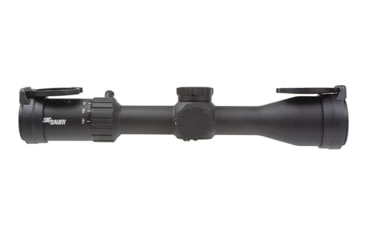 Image of SIG SAUER Whiskey 4 3-12x44mm Rifle Scope, 30mm Tube, Second Focal Plane, Quadplex Reticle, Black, SOW43003