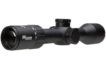 Image of SIG SAUER Whiskey6 Rifle Scope, 3-18x44mm, 30mm Tube, Second Focal Plane, MOA Milling Hunter Reticle, Capped Turret, Black, SOW63111