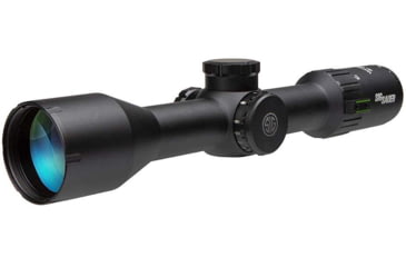 Image of SIG SAUER Whiskey6 Rifle Scope, 3-18x44mm, 30mm Tube, Second Focal Plane, MOA Milling Hunter Reticle, Capped Turret, Black, SOW63111