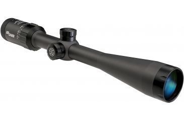 Image of SIG SAUER Whiskey3 4-12x40mm 1in Tube Hunting Rifle Scope w/HellFire QuadPlex Reticle, Illum, Graphite SOW34005