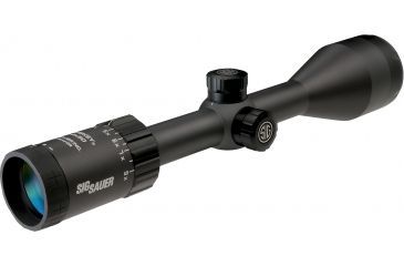 Image of SIG SAUER Whiskey3 4-12x50 1in Tube Hunting Rifle Scope w/Triplex Reticle, Graphite SOW34004
