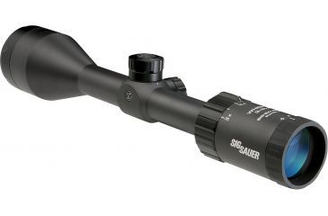 Image of SIG SAUER Whiskey3 4-12x50 1in Tube Hunting Rifle Scope w/Triplex Reticle, Graphite SOW34004