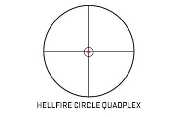 Image of SIG SAUER Whiskey3 Rifle Scope, 2-7X32mm, 1 In, Sfp, Hellfire Circleplex Illum Reticle, Black, SOW32104