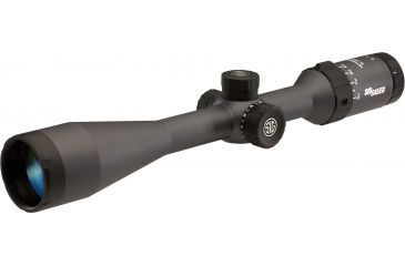 Image of SIG SAUER Whiskey5 3-15x44 1in Tube Hunting Rifle Scope w/Standard Duplex Reticle, Graphite SOW53005