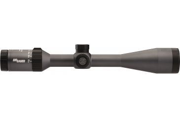 Image of SIG SAUER Whiskey5 3-15x44 1in Tube Hunting Rifle Scope w/Standard Duplex Reticle, Graphite SOW53005