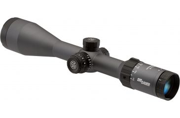 Image of SIG SAUER Whiskey5 3-15x52 30mm Tube Hunting Rifle Scope w/Illuminated Fiber Dot Reticle, 1.0 cm Adjustments, Graphite SOW53004