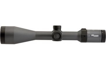 Image of SIG SAUER Whiskey5 3-15x52 30mm Tube Hunting Rifle Scope w/Illuminated Fiber Dot Reticle, 1.0 cm Adjustments, Graphite SOW53004