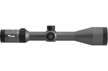 Image of SIG SAUER Whiskey5 5-25x52 30mm Tube Hunting Rifle Scope w/Illuminated Fiber Dot Reticle, 1.0 cm Adjustments, Graphite SOW55002