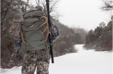 Image of SIG SAUER Whiskey5 3-15x52 30mm Tube Hunting Rifle Scope w/Illuminated Fiber Dot Reticle, 1.0 cm Adjustments, Graphite SOW53004