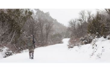 Image of SIG SAUER Whiskey5 3-15x52 30mm Tube Hunting Rifle Scope w/Illuminated Fiber Dot Reticle, 1.0 cm Adjustments, Graphite SOW53004