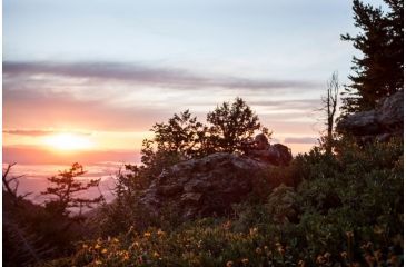 Image of SIG SAUER Whiskey5 3-15x52 30mm Tube Hunting Rifle Scope w/Illuminated Fiber Dot Reticle, 1.0 cm Adjustments, Graphite SOW53004