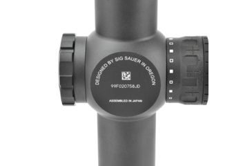 Image of SIG SAUER Whiskey5 Rifle Scope, 1-5X20mm, 30mm, Sfp, Hellfire Circleplex Illum Reticle, Black, SOW51012