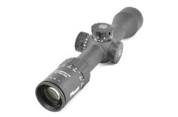 Image of SIG SAUER Whiskey5 Rifle Scope, 2-10X42mm, 30mm, SFP, HellFire TriPlex Illuminated Reticle, Black, SOW52012