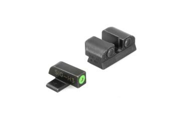 Image of SIG SAUER X-Ray3 Pistol Sight Set, Number 6 Green Front, Number 8 Rear, round notch SOX10002