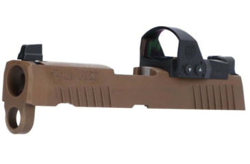 Image of SIG SAUER XSeries Slide Assembly, 9 mm, w/ Romeo1PRO, 6MOA, 3.6in, Coyote Tan, 8900276