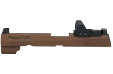 Image of SIG SAUER XSeries Slide Assembly, 9 mm, w/ Romeo1PRO, 6MOA, 4.7in, Coyote Tan, 8900282
